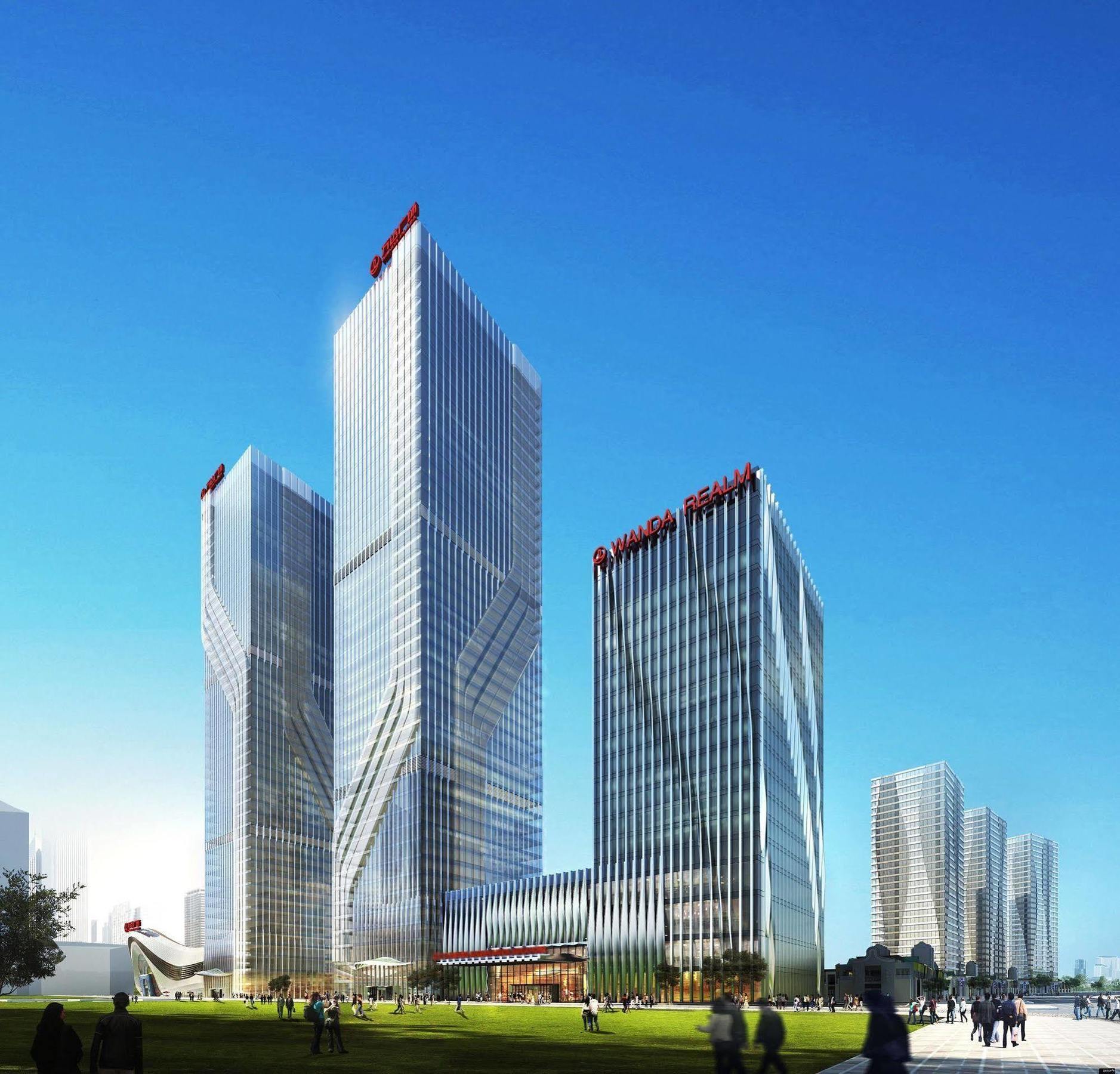 Wanda Realm Jiangmen Hotell Exteriör bild